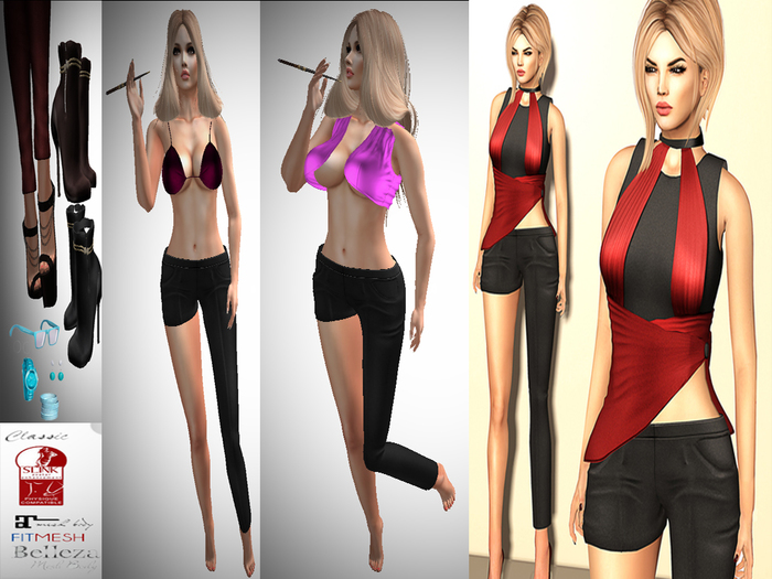 FIRU_FITMESH AND PANT AND BLOUSE