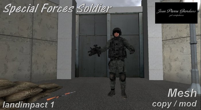 Special Forces Soldier mesh   BOX