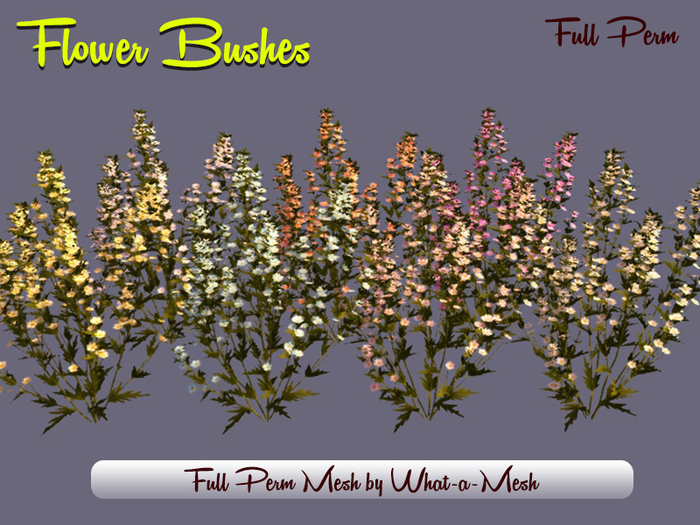 [WaM] Flower Bush 3 FULL PERM v3