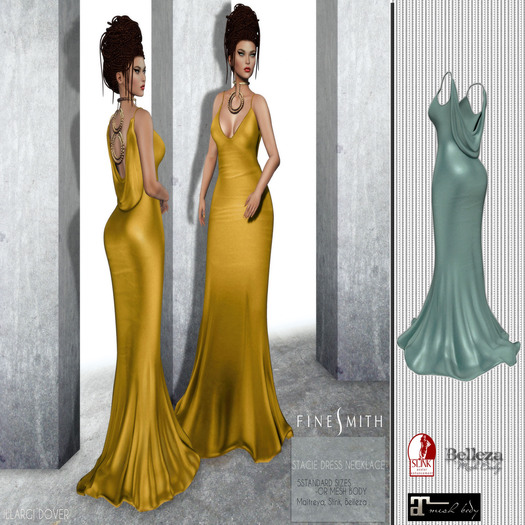 F I N E S M I T H STACIE FITMESH DRESS arctic (unpacked)