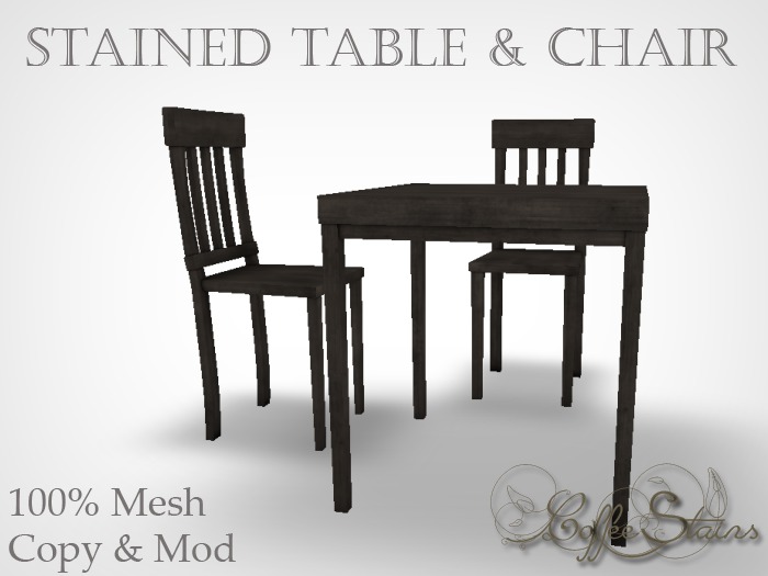 Coffee Stains - Table SQ - Grungy