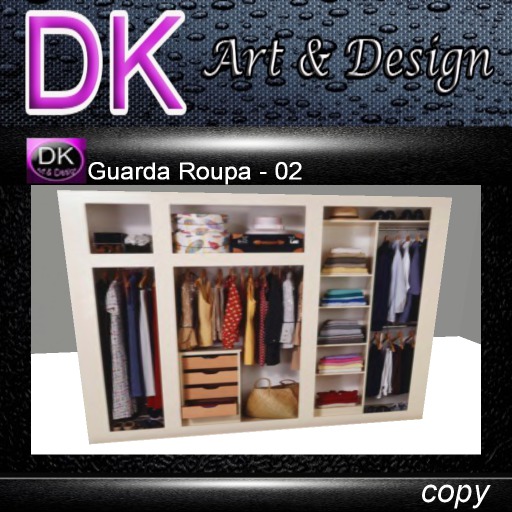 DK Guarda Roupa - 02 BOX