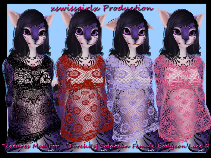 Texture Mod For : [Torchi's] Solarian Female Bodycon Lace 2