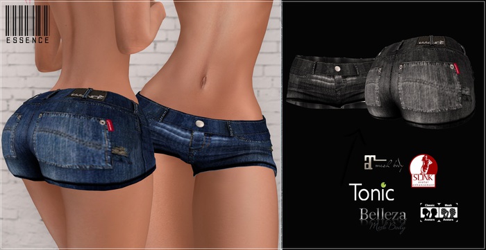 :ESSENCE:VANESSA Shorts BLACK