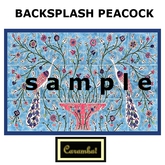Backsplash Peacock