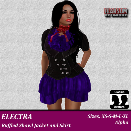 [F] Electra Outfit Purple