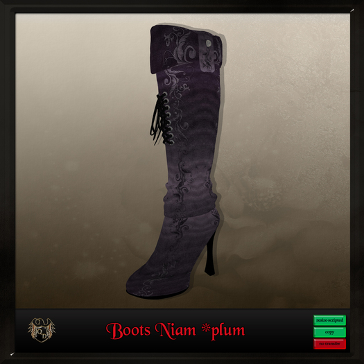Boots *Niam (plum)