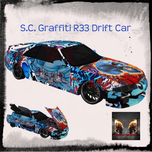 S.C. Graffiti r33 drift car