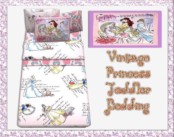 Pat A Kake Vintage Princess Bedding