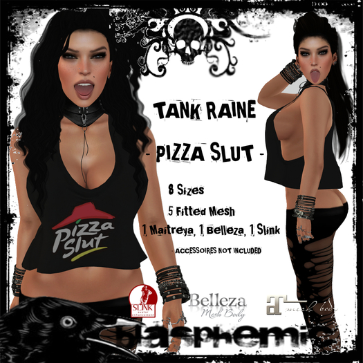 BLASPHEMIC - TOP RAINE - PIZZA