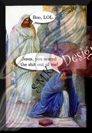 ~SMK Designs~ "Religious" Boo! Framed Art
