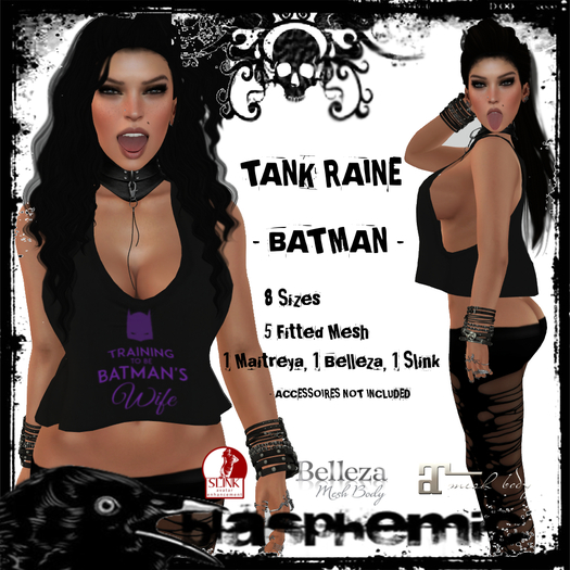 BLASPHEMIC - TOP RAINE - BATMAN 