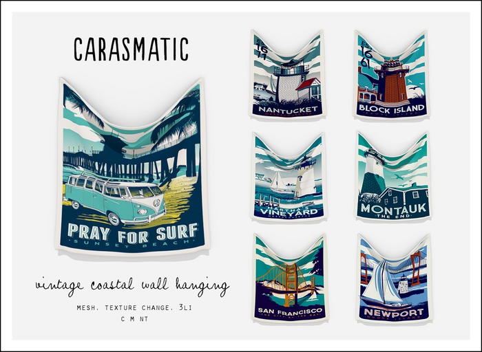 carasmatic. vintage coastal wall hanging