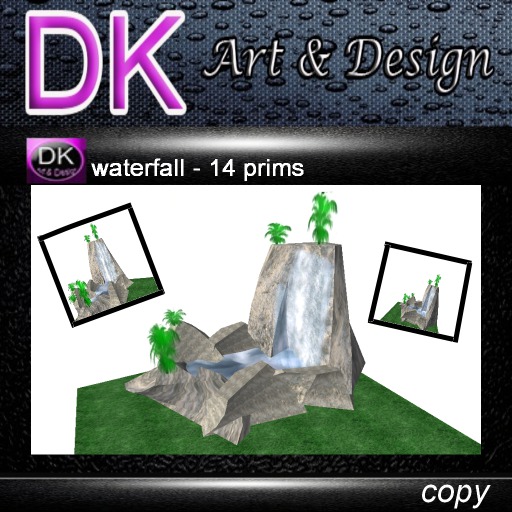 DK waterfall - 14 prims BOX