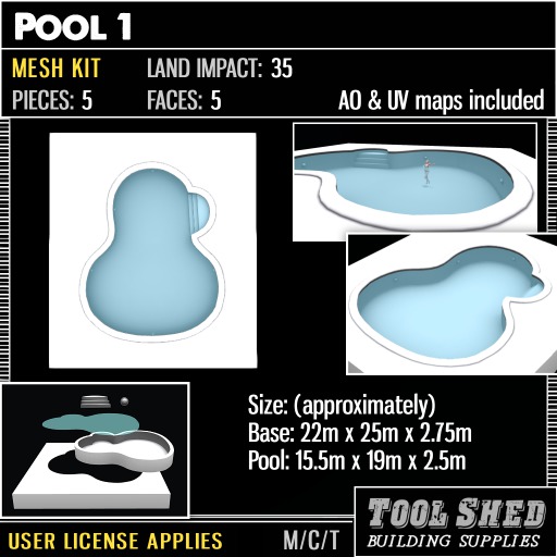 Tool Shed - Pool 1 Mesh Kit