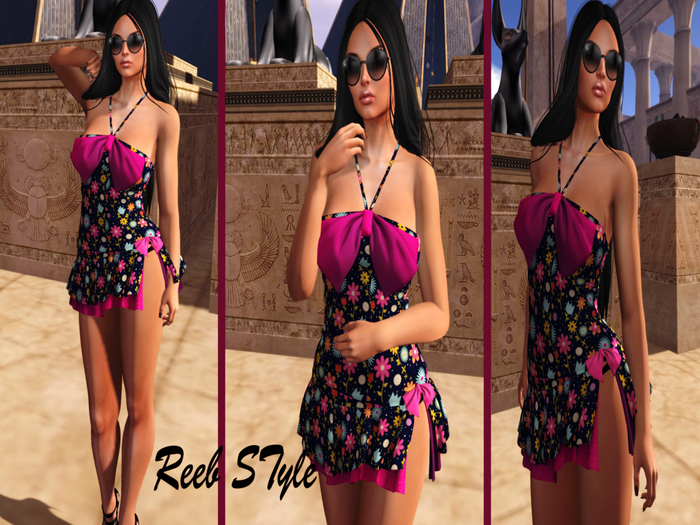 400-Reeb Style Beril Pink Dress