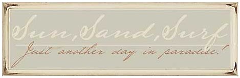 Shabby Chic Surf and Sand sign