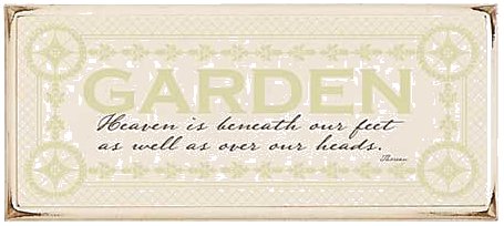 Shabby Chic Garden sign