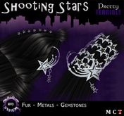 Shooting Stars  Neko Ears and Tails-SNOW WHITE