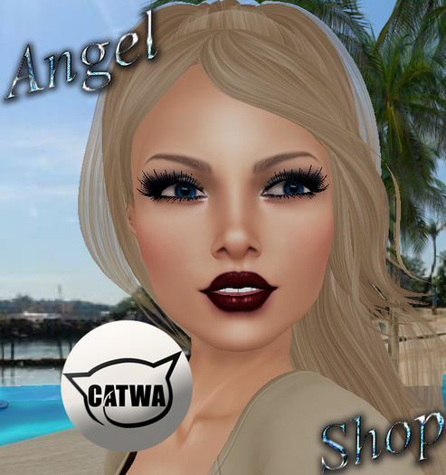 AngelShop CATWA Lipstick Dark Red