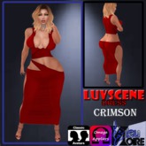 {BN} LuvScene Dress - Crimson