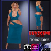 {BN} LuvScene Dress - Torquoise