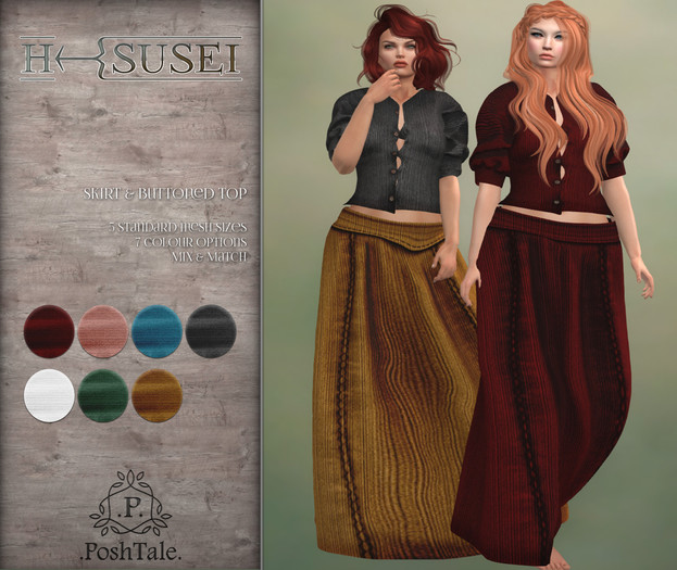 .PoshTale. Hysusei Top&Skirt BOXED