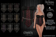 [Etchaflesh] Blackout Seraphim Bodysuit * SLINK * BELLEZA *