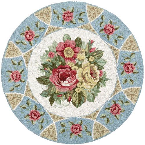 Shabby  Chic Round Rug