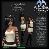 [FPI] Jennifer Cream - Complete Outfit with Accessories- Arm Belts, Leg Belts with Guns, Cap, Boots, Jewelry