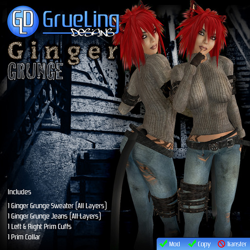 GrueLing Designs - Ginger Grunge