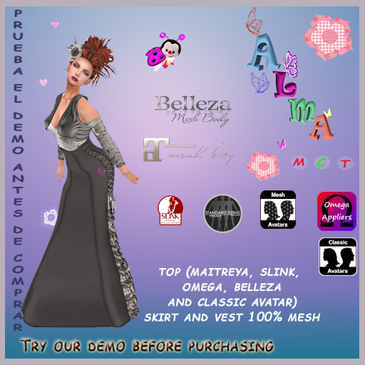 skirt model dacha grey (wear)