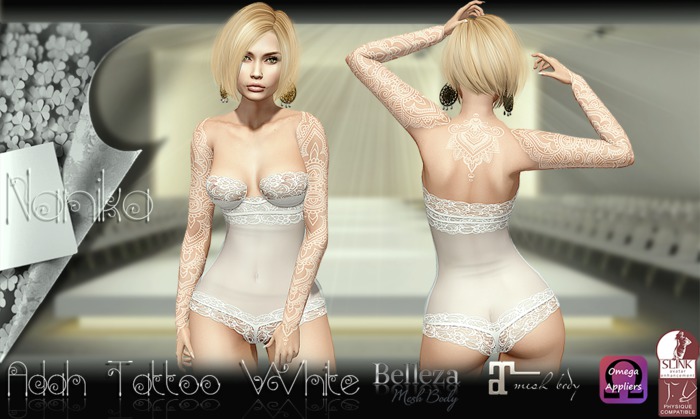 .::Nanika::. Adah tattoo White