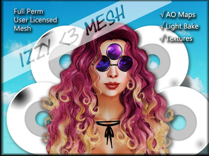 Izzy <3 Mesh - Purple Rain Glasses