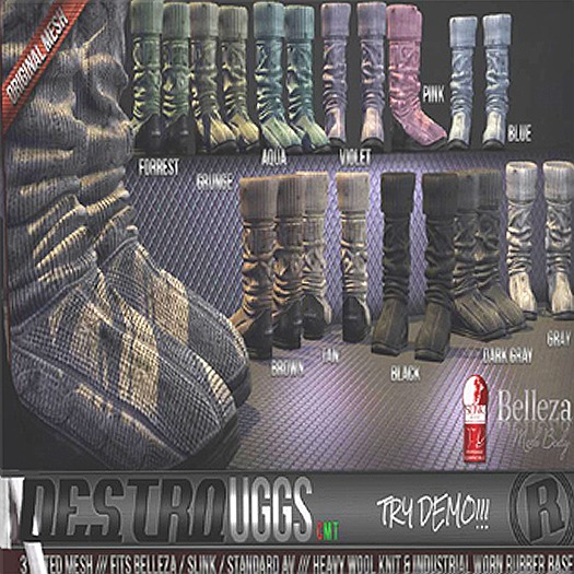 Razor/// Destro Uggs - Violet GACHA