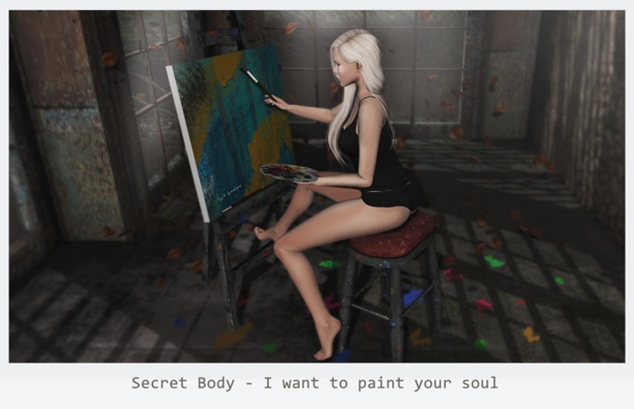 Secret Body - I want to paint your soul - pose