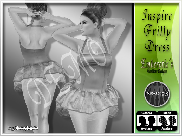DEMO Inspire Frilly Dress