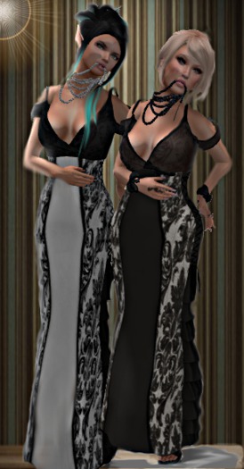 .::3rdED::. Riviera Lace Outfit - Black