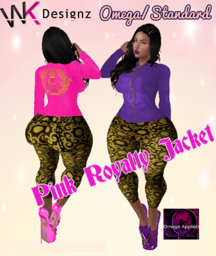 WK PINK ROYAL JACKET/LEGGINGS OMEGA/STANDARD