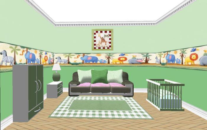 Green Baby Room