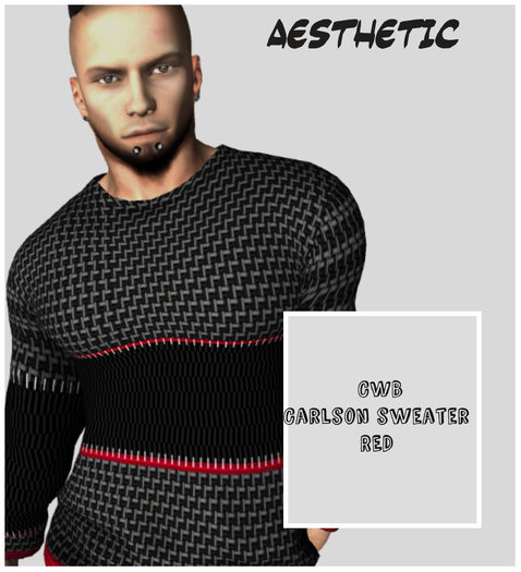 CWB~Carlson sweater -Red