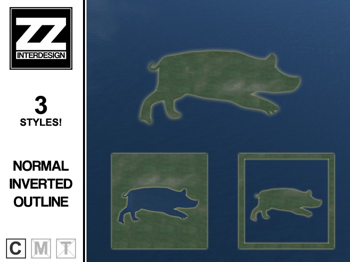 Animal Terrain Map - Pig