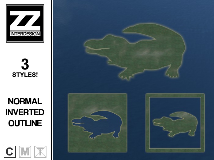 [ZZID] Animal Terrain Map - Crocodile
