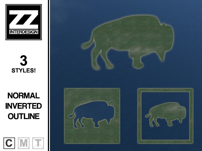 Animal Terrain Map - Buffalo