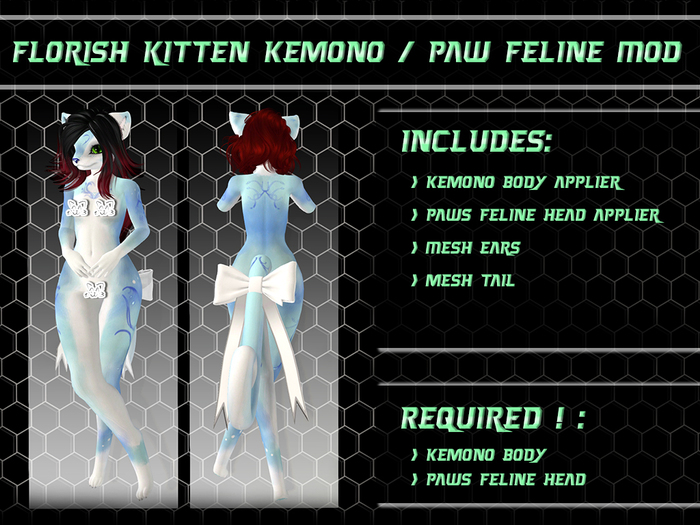 *CCAT* Florish kitten Mod BLUE