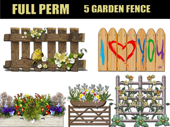 SaGa Design FULL PERM GARDEN FENCE