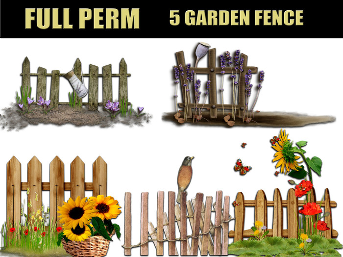 SaGa Design FULL PERM GARDEN FENCE*