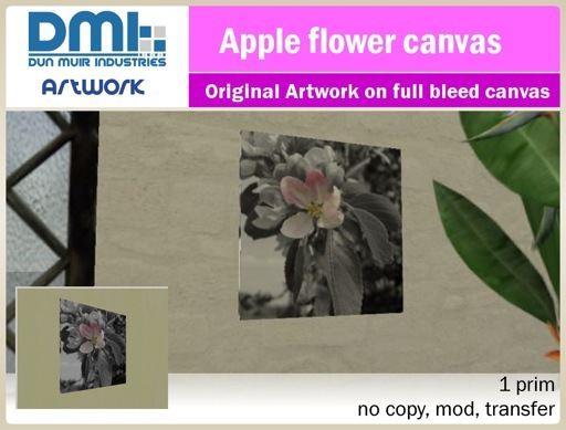 Apple Flower Canvas