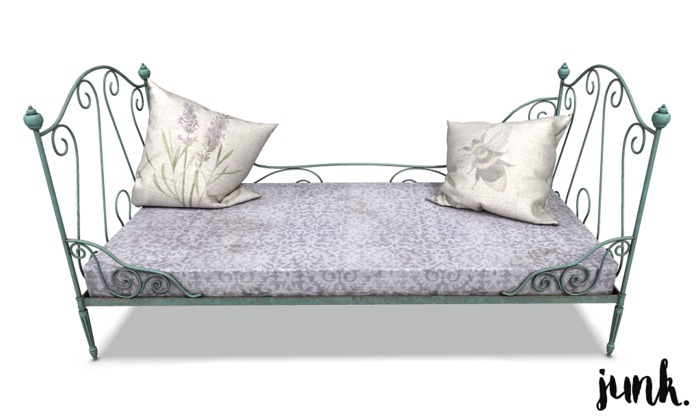 junk. lavender garden daybed. pg.