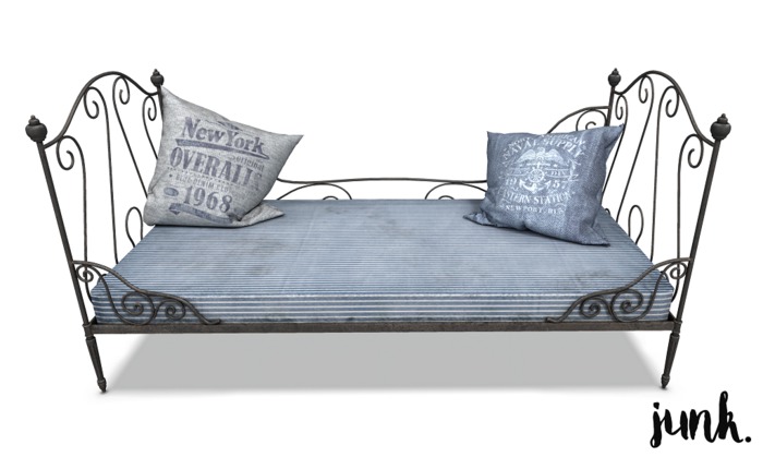 junk. industrial daybed. pg.